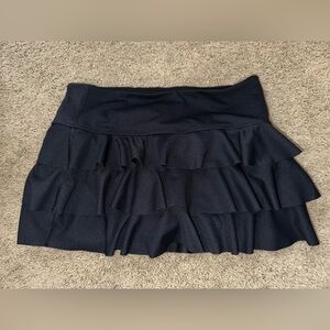 Free People Movement Ruffle Me Up Skirt Black Size Large